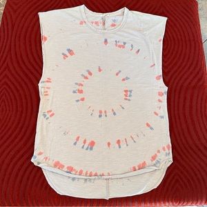 Mystree M Boutique Dress , Neutral Tie Dye Burst